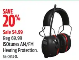 Canadian Tire ISOtunes AM/FM Hearing Protection offer