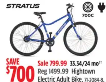 Canadian Tire STRATUS Hightown Electric Adult Bike offer