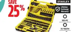 Canadian Tire Stanley 183-Pc Professional Grade Black Chrome Socket Set offer