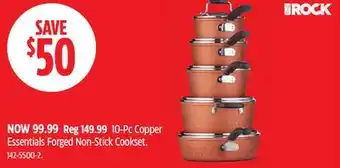 Canadian Tire Heritage Copper Essentials Forged Non-Stick Cookset offer