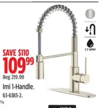 Canadian Tire DANZE Imi 1-Handle offer