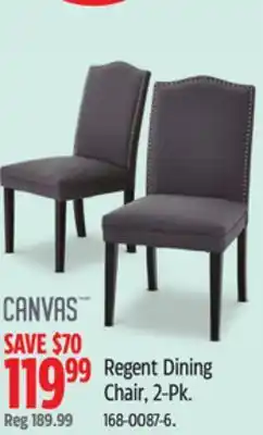 Canadian Tire CANVAS Regent Dining Chair offer