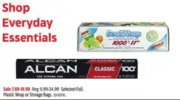 Canadian Tire Alcan Selected Foil, Plastic Wrap or Storage Bags offer