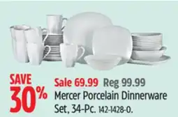 Canadian Tire CANVAS Mercer Porcelain Dinnerware Set offer