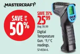 Canadian Tire mastercraft Digital Temperature Gun offer