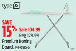 Canadian Tire TYPE A Premium Ironing Board offer