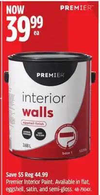 Canadian Tire Premier Interior Paint offer