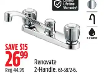 Canadian Tire Danze Renovate 2-Handle offer