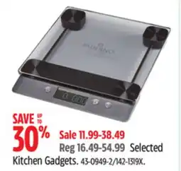 Canadian Tire Selected Kitchen Gadgets offer