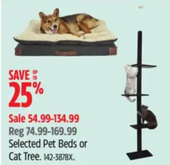 Canadian Tire Petco Selected Pet Beds or Cat Tree offer