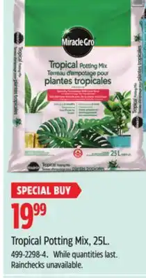 Canadian Tire Tropical Potting Mix, 25L offer