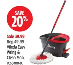 Canadian Tire Vileda Easy Wring & Clean Mop offer