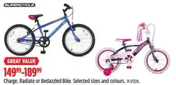 Canadian Tire Supercycle Charge, Radiate or Bedazzled Bike offer