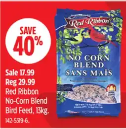 Canadian Tire Red Ribbon No-Corn Blend Bird Feed offer