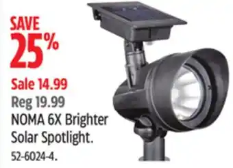 Canadian Tire NOMA 6X Brighter Solar Spotlight offer