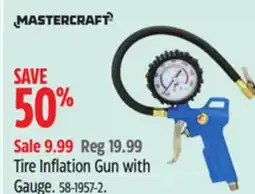 Canadian Tire Mastercraft Tire Inflation Gun with Gauge offer