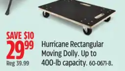 Canadian Tire Hurricane Rectangular Moving Dolly Up to 400-lb capacity offer