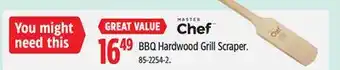 Canadian Tire Master Chef Hardwood Grill Scraper offer