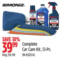 Canadian Tire Simoniz Complete Car Care Kit, 12-Pc offer