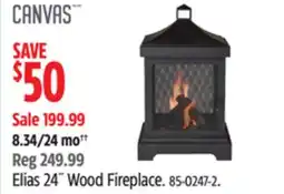 Canadian Tire canvas Elias 24˝ Wood Fireplace offer