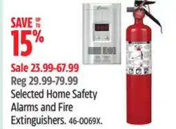 Canadian Tire Garrison Selected Home Safety Alarms and Fire Extinguishers offer