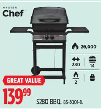 Canadian Tire Master Chef S280 BBQ offer