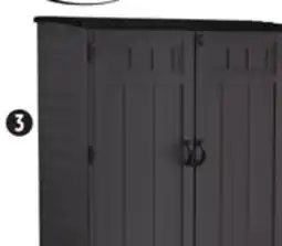 Canadian Tire Suncast Extra-Large Vertical Storage Shed. Up to 106 cu-ft capacity offer