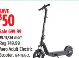 Canadian Tire IZIP Aero Adult Electric Scooter offer