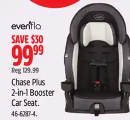 Canadian Tire Evenflo Chase Plus 2-in-1 Booster Car Seat offer