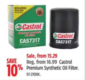 Canadian Tire Castrol Premium Synthetic Oil Filter offer