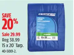 Canadian Tire Certified 15 x 20´ Tarp offer