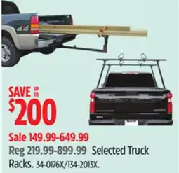 Canadian Tire Selected Truck Racks offer