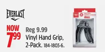 Canadian Tire Everlast Vinyl Hand Grip, 2-Pack offer