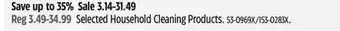 Canadian Tire Mr. Clean Selected Household Cleaning Products offer