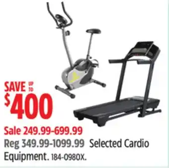 Canadian Tire Selected Cardio Equipment offer