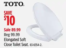 Canadian Tire TOTO Elongated Soft Close Toilet Seat offer