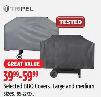 Canadian Tire TRIPEL Selected BBQ Covers offer