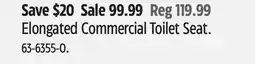 Canadian Tire Toto Elongated Commercial Toilet Seat offer