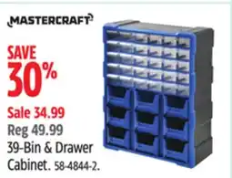 Canadian Tire Mastercraft 39-Bins & Drawers Cabinet offer