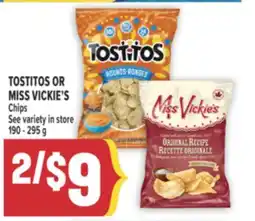 Marché Adonis TOSTITOS OR MISS VICKIE'S Chips offer