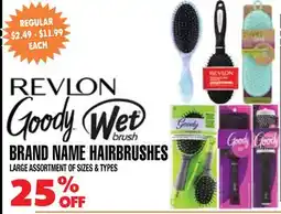 Len's Mill Stores Brand Name Hairbrushes offer