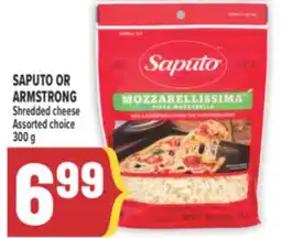 Marché Adonis SAPUTO OR ARMSTRONG Shredded cheese offer