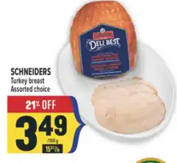 Marché Adonis SCHNEIDERS Turkey breast offer