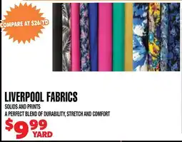 Len's Mill Stores Liverpool Fabrics offer