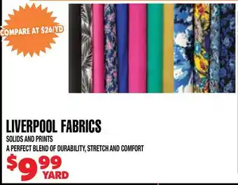 Len's Mill Stores Liverpool Fabrics offer