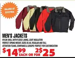 Len's Mill Stores Men's Jackets offer