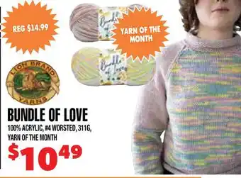 Len's Mill Stores Lion Brand Bundle of Love offer