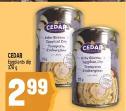 Marché Adonis CEDAR Eggplants dip offer