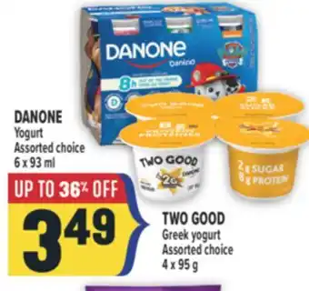 Marché Adonis DANONE Yogurt offer