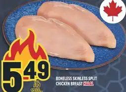 Marché Adonis BONELESS SKINLESS SPLIT CHICKEN BREAST offer